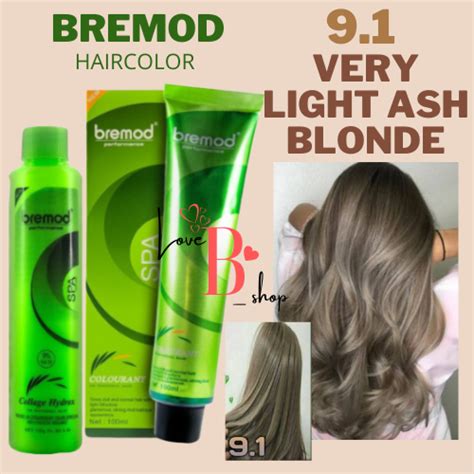 9 1 VERY LIGHT ASH BLONDE HAIR COLOR WITH OXIDIZER Lazada PH