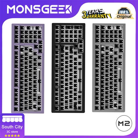 MonsGeek M RGB Hot Swappable Wired Mechanical Keyboard DIY Kit With Gasket Mount Structure