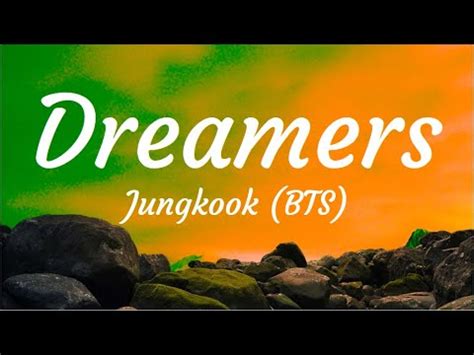 Lyrics Dreamers Jungkook BTS FIFA World Cup Qatar 2022 Official