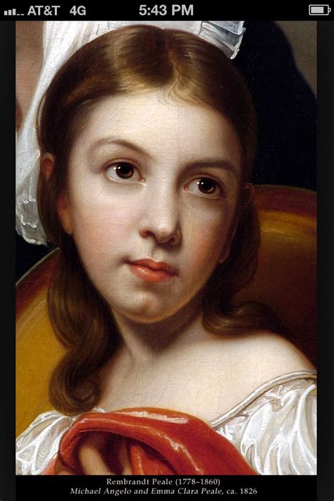 Emma From The Painting Of Michael Angelo Emma Clara Peale By