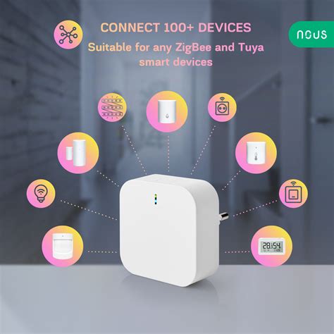 Nous Smart Wifi Zigbee Gateway E For Smart Home Nous Technology