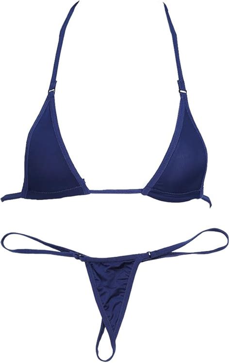 IEFiEL Sexy Damen Micro Bikini Sets Badeanzug Bademode BH Set