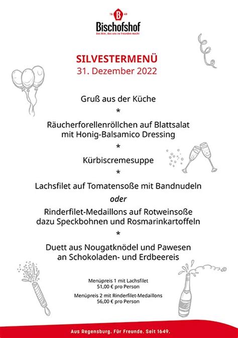 Braustuben Speisekarte Silvester 2022 Thumb 01 Bischofshof Braustuben