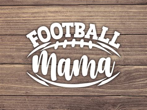 Football Mama Decal Football Mama Sticker Football Decal Football Sticker Football Mom Decal