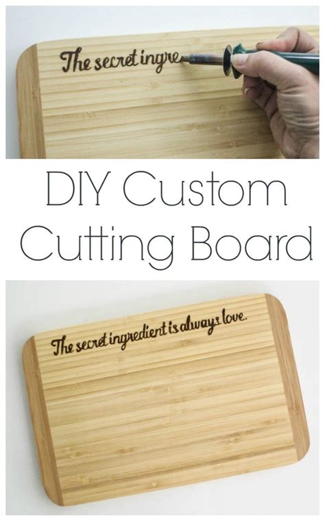 DIY custom cutting board