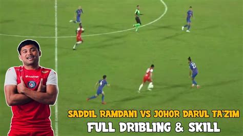 Saddil Ramdani Vs Johor Darul Ta Zim Full Aksi Saddil Sabah Vs Jdt