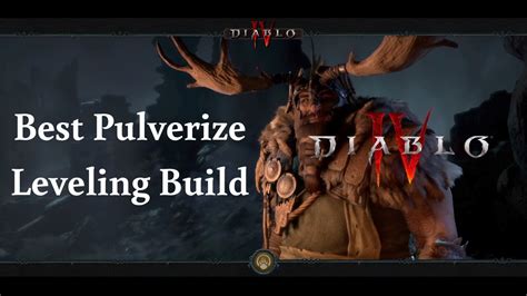 Best Pulverize Druid Leveling Build Diablo Youtube