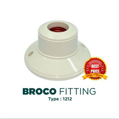 Jual Fitting Lampu Plafon Bulat Broco Ceilling Lamp Holder E Art