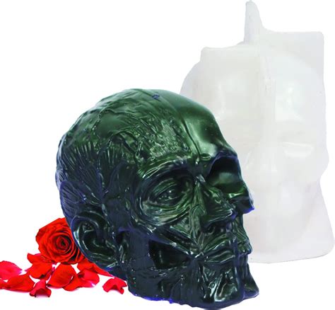 Amazon Skull Silicone Molds Candle D Double Sided Skull With