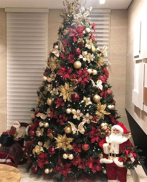 Modelos De Arvores De Natal Decorada - Descubra 29 ideias de arvores | árvores de natal decoradas, decoração ...