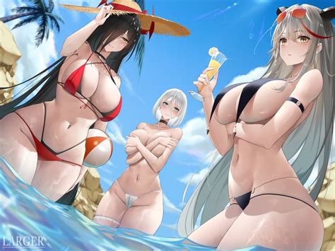 Aegir Friedrich Der Grosse And Tirpitz Azur Lane Drawn By Larger