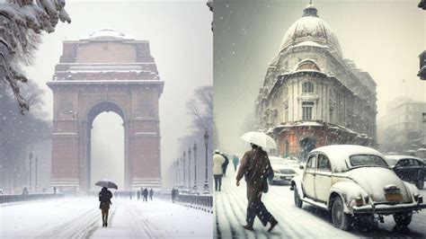 Will It Ever Snow In Delhi And Kolkata Ai Helps To Visualise Them