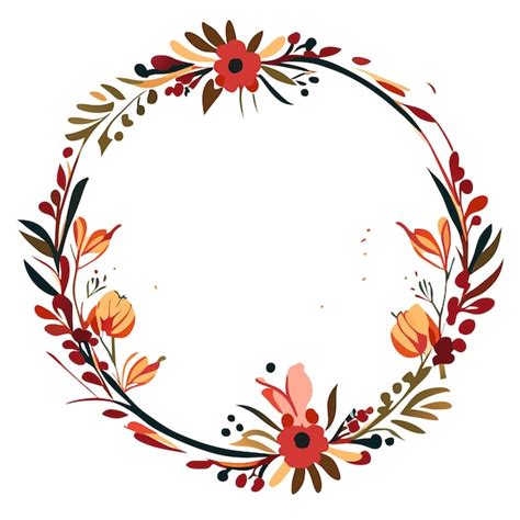 Premium Vector | Elegant floral border vector illustration