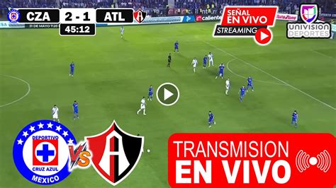 Cruz Azul vs. Atlas en vivo, donde ver, a que hora juega Cruz Azul vs