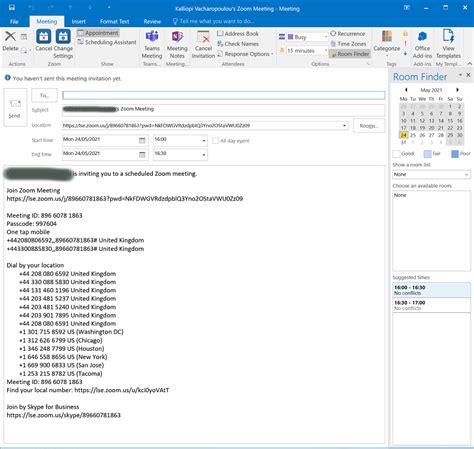 Zoom How To Create A Zoom Meeting In Outlook Rlab It Support