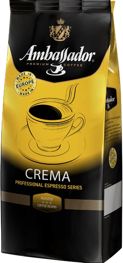 Купить Кофе в зернах Ambassador Crema 1кг Польша Амбассадор Крема зерно ...
