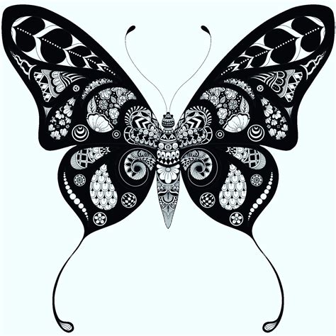 A Butterfly Zentangle Rzentangle