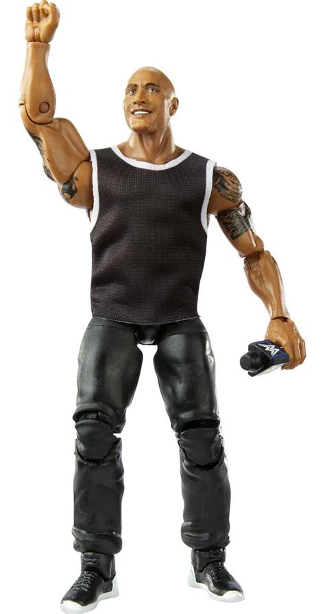 Free Shipping Wwe The Rock Elite Collection Action Figure