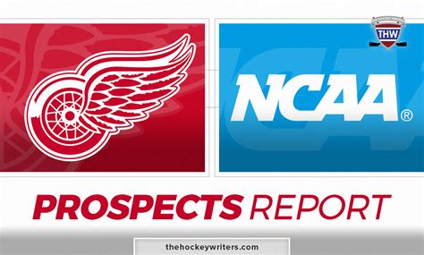 Red Wings Ncaa Prospects Report Skating Into The Frozen Four The