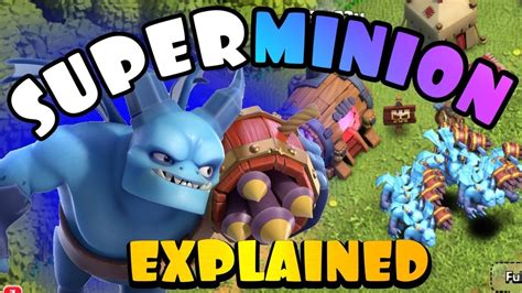 New Super Minion Explained Sneak Peak 4 Fall 2020 Update Clash Of Clans New Super Troop