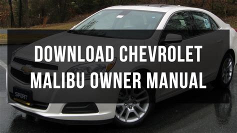 Chevy Malibu Owners Manual