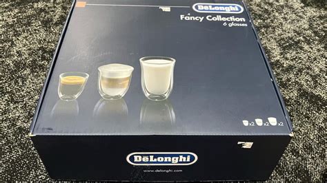 DeLonghi Fancy Collection 6 Glasses Food Drinks Other Food Drinks