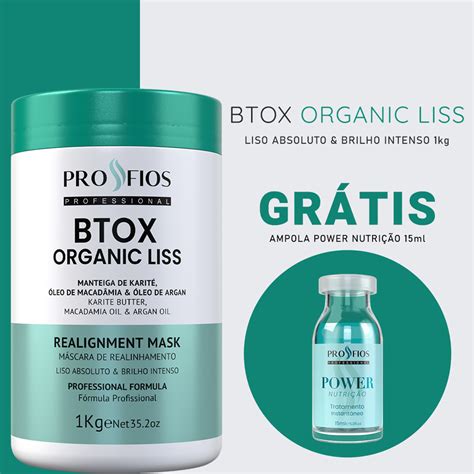 Btox Organic Liss Pro Fios Kg Porque Bella