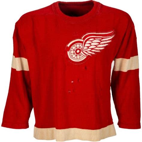 Detroit Red Wings 1955-56 Jerseys