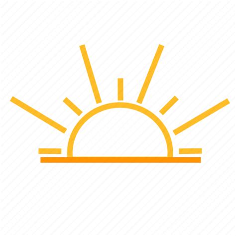 Color Sunrise Sunset Weather Icon Download On Iconfinder