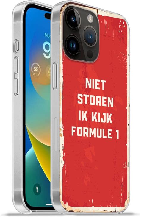 Apple IPhone 14 Pro Max Hoesje Niet Storen Ik Kijk Formule 1