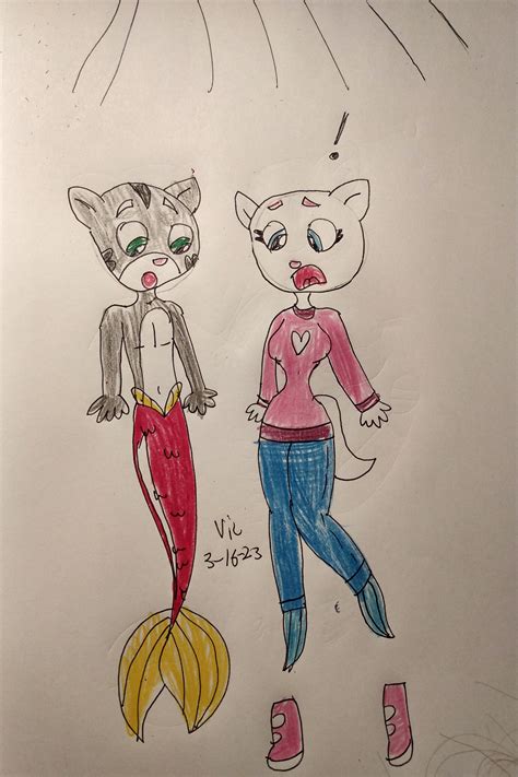 Talking Angela Mermaid Transformation 2 By Victheanimaldrawer On Deviantart