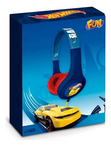 Fone De Ouvido Radical Hot Wheels Fun 8426 4 Cor Azul MercadoLivre