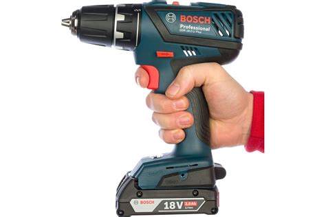 Аккумуляторная дрель-шуруповерт Bosch GSR 18-2-LI Plus + ящик для ...
