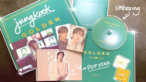 BTS JUNGKOOK GOLDEN SOLO ALBUM UNBOXING SHINE VERSION YouTube