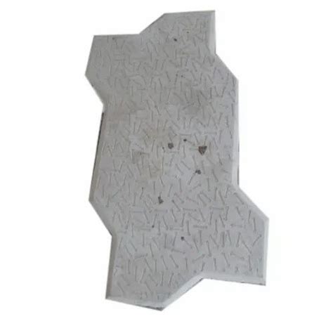 Grey Concrete Zig Zag Paver Blocks For Pavement Thickness 80 Mm At Rs