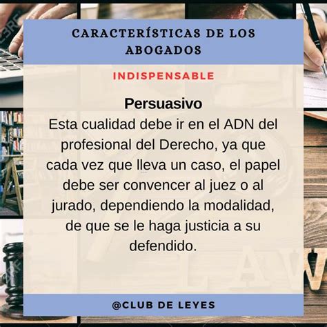 Caracter Sticas De Los Abogados Parte Club De Leyes Udocz