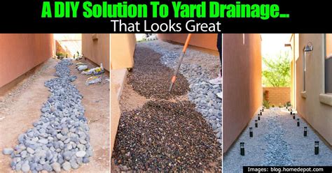 A DIY Solution To Yard Drainage... That Looks Great