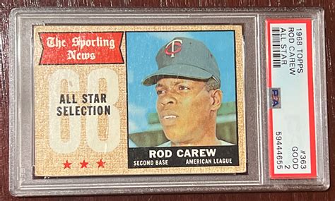 1968 Topps 80 Rod Carew For Sale Online EBay