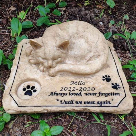 Amazon Personalized Cat Memorial Stones Garden Stones Outdoor