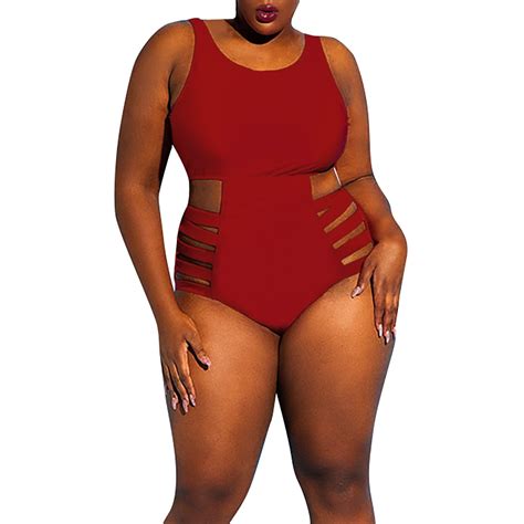 Ovticza Womens One Piece Swimsuit Push Up Sexy Cutout Tummy Control