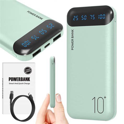 Powerbank Mah A Usb Usb C Szybki Wydajny Power Bank Led