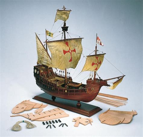 Santa Maria Model Kit (3) - Amati (1409) - Premier Ship Models (Head ...