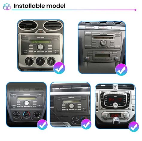 AUTORADIO ANDROID FORD FOCUS C MAX 2003 2012 STEREO AUTO TOUCH 7 WIFI