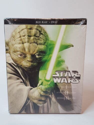 Star Wars Prequel Trilogy Episodes I Ii Iii Blu Ray Dvd 2013 6 Disc