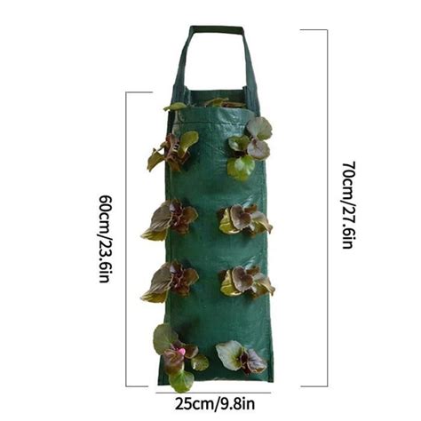 Jardinière Sacs de culture multi ports pour plantes fraises pommes de