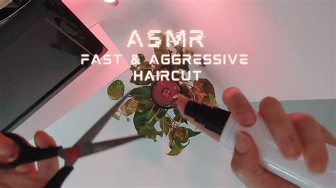 Asmr Fast Aggressive Haircut Youtube