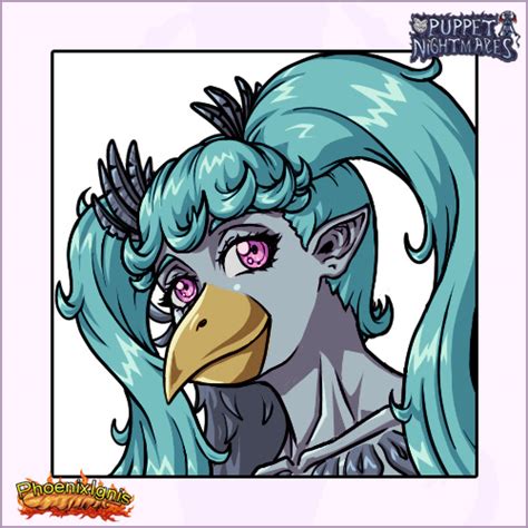Crow Shamaness Avian Portrait Game Sprites By Phoenixignis Hentai