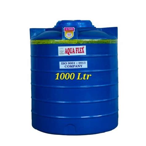 Aqua Flex Litre Blue Double Layer Water Tank At Rs Litre In