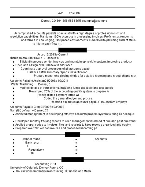 Accounting Resume Key Words