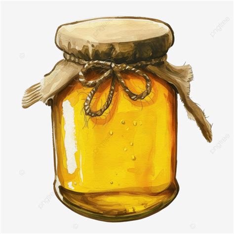 Cute Honey Jar Stationary Sticker Oil Painting Honey Jar Honey Jar